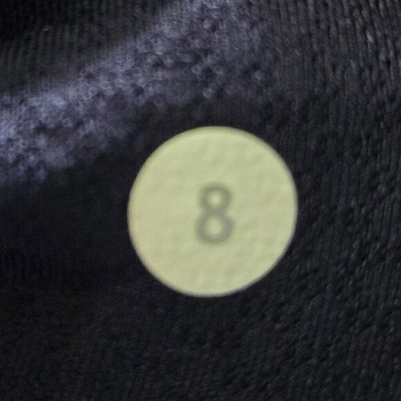 Lululemon Athletica Navy and White Quiet Stripe striped Speed Up Shorts 8 M - Picture 6 of 6